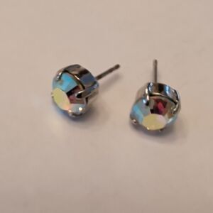 Vintage Aurora Borealis Stud Earrings